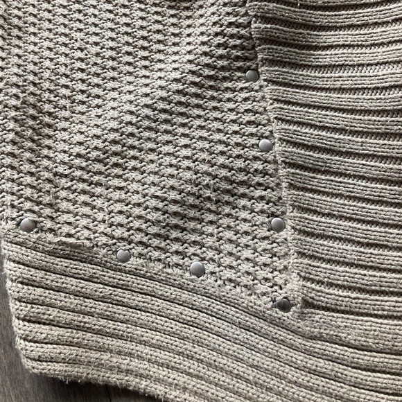 Pure Handknit drape effect cardigan with stud detail - Picture 5 of 11
